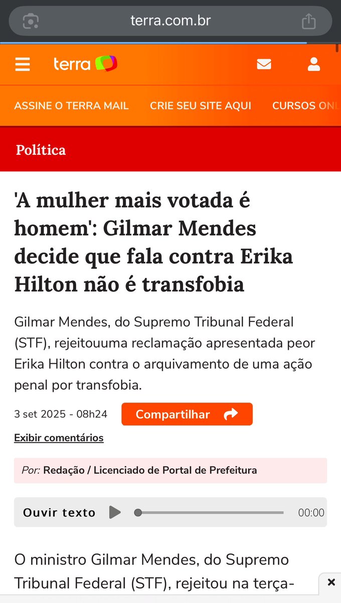 Priscilasemog's tweet photo. @mrillo_l2 @NewtonParaBR @folha Poxa 😔 até o STF tá cometendo crime 😂 https://t.co/iizLlCNvx4