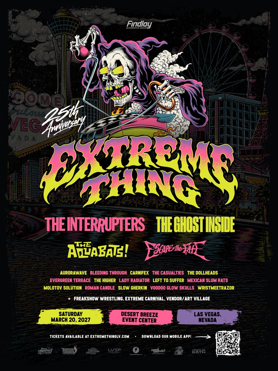 Interruptweets's tweet photo. EXTREME THING 2027 👹 

Tickets on sale now

https://t.co/CrFvXbfe8U https://t.co/UdQYSbOGcC
