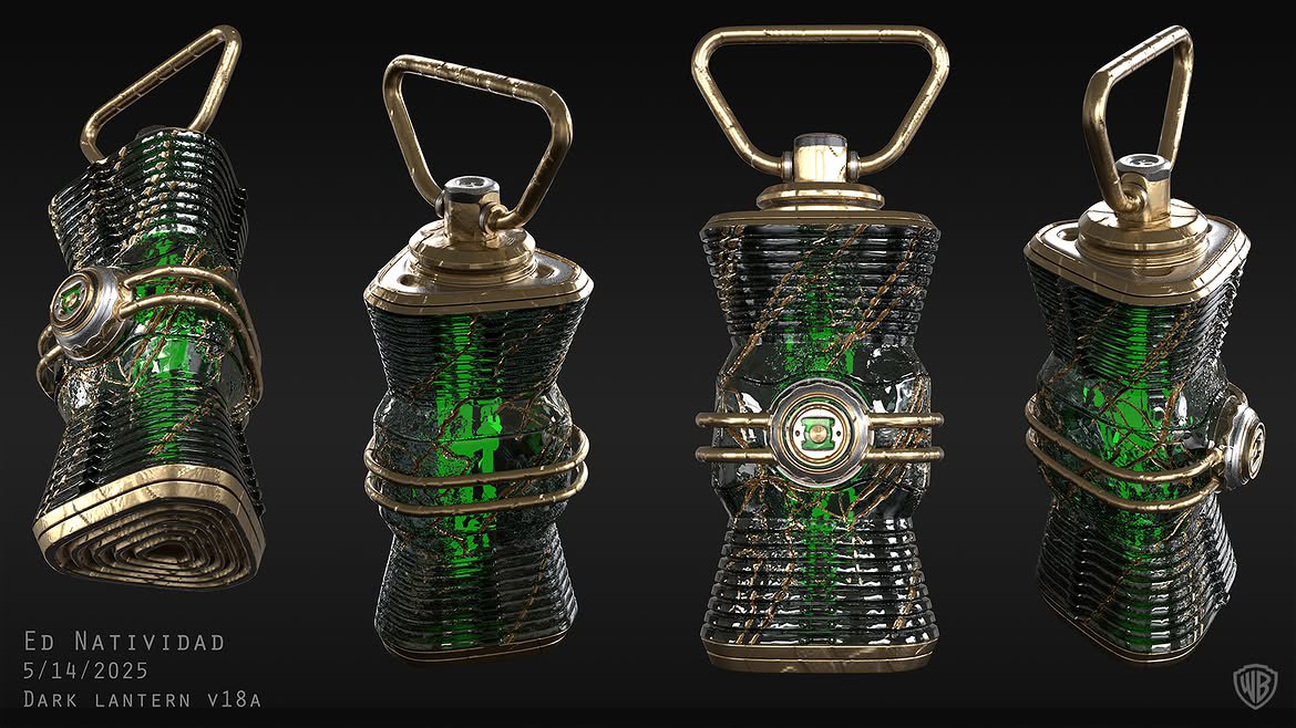 DCFilmNews's tweet photo. John Stewart's power battery, forged by Sinestro, is apparently called the Dark Lantern.

Here's Ed Natividad's concept art from the #LANTERNS season finale. https://t.co/e46T7PTUEa