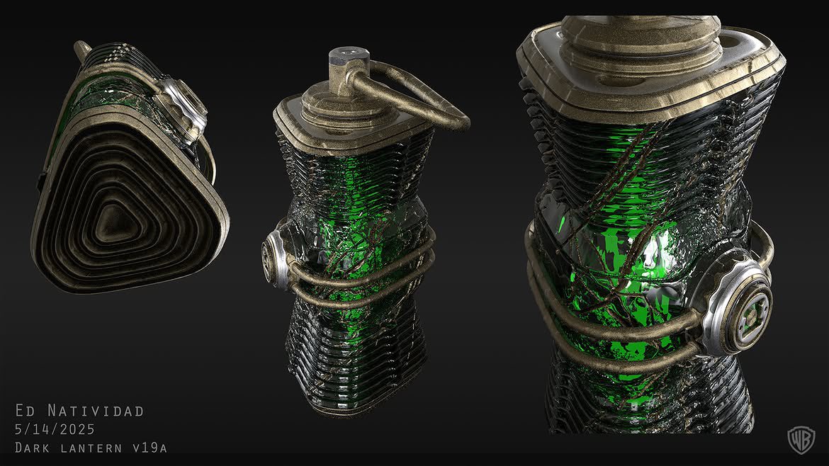 DCFilmNews's tweet photo. John Stewart's power battery, forged by Sinestro, is apparently called the Dark Lantern.

Here's Ed Natividad's concept art from the #LANTERNS season finale. https://t.co/e46T7PTUEa