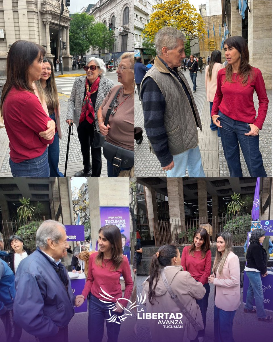 SoleMolinuevo's tweet photo. Escuchando a los vecinos de San Miguel de Tucumán. 
¡Vamos a trabajar por tener un SMT próspero y pujante!
¡La Libertad Avanza! 
VLLC 🇦🇷💜 https://t.co/vweKLNfuEa