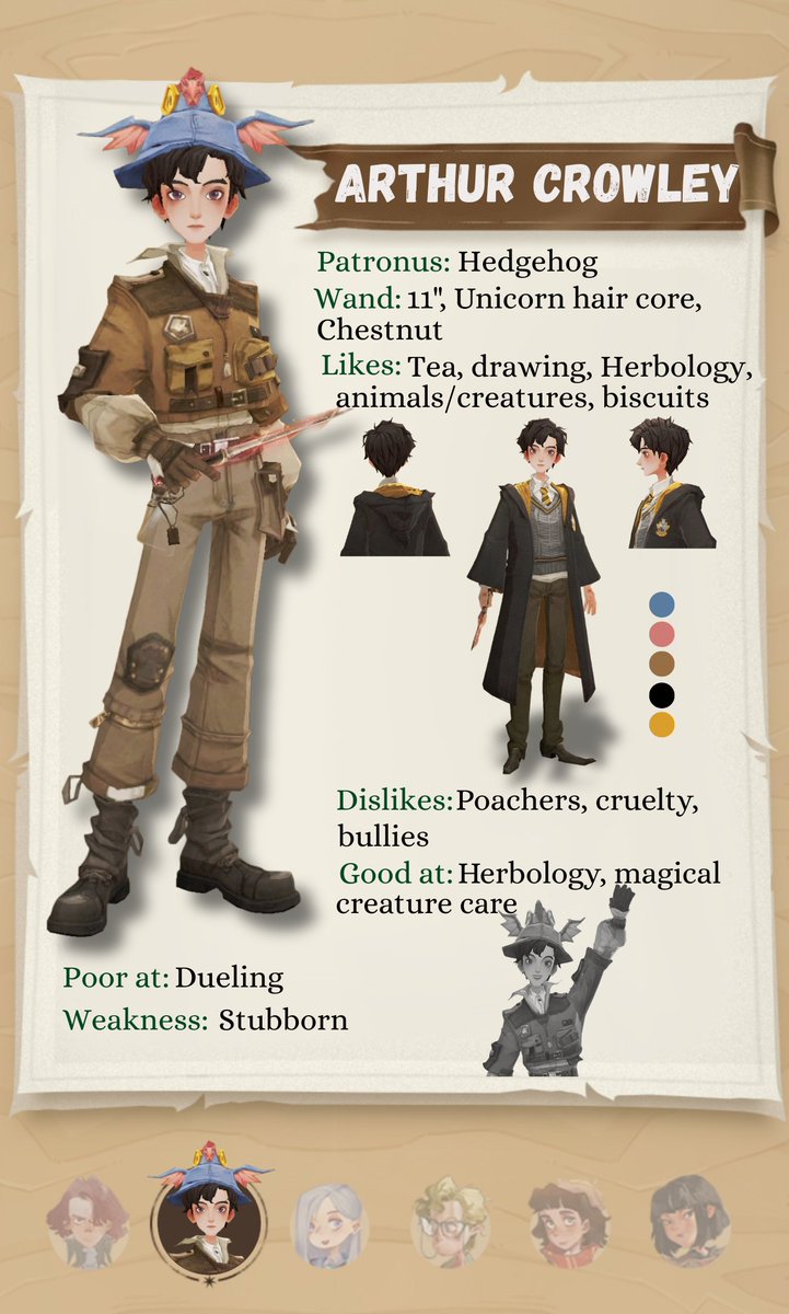 warmblucookies's tweet photo. #hpma

#harrypottermagicawakened

#hpmaファンアート

i found this hpma template and i decided to do an mc sheet for arthur hehe ᵔᗜᵔ https://t.co/V7zcIVHPDW