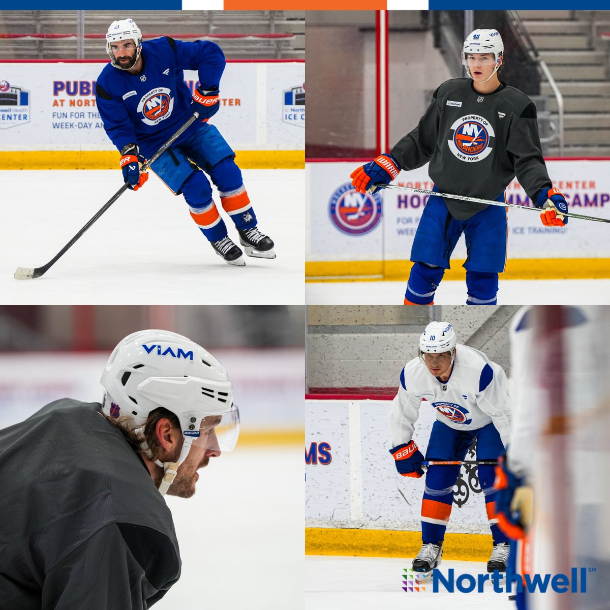 NYIslanders's tweet photo. Starting the week off right.