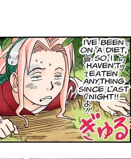 yurisasusaku's tweet photo. Sakura getting hit with the reality check that some kids don’t eat because they can’t afford to not because they don’t want to https://t.co/7e2k8LugPw