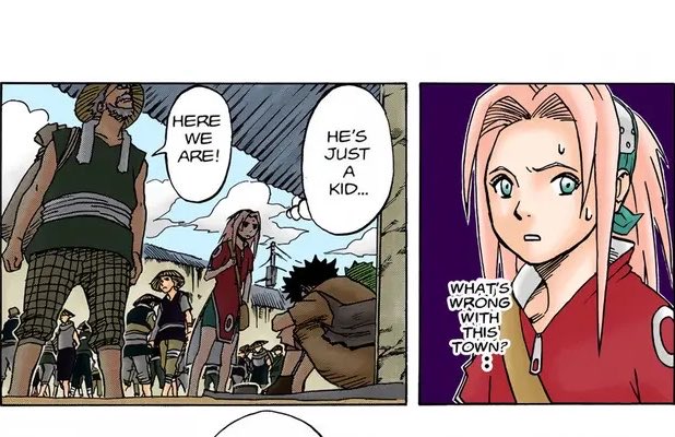 yurisasusaku's tweet photo. Sakura getting hit with the reality check that some kids don’t eat because they can’t afford to not because they don’t want to https://t.co/7e2k8LugPw