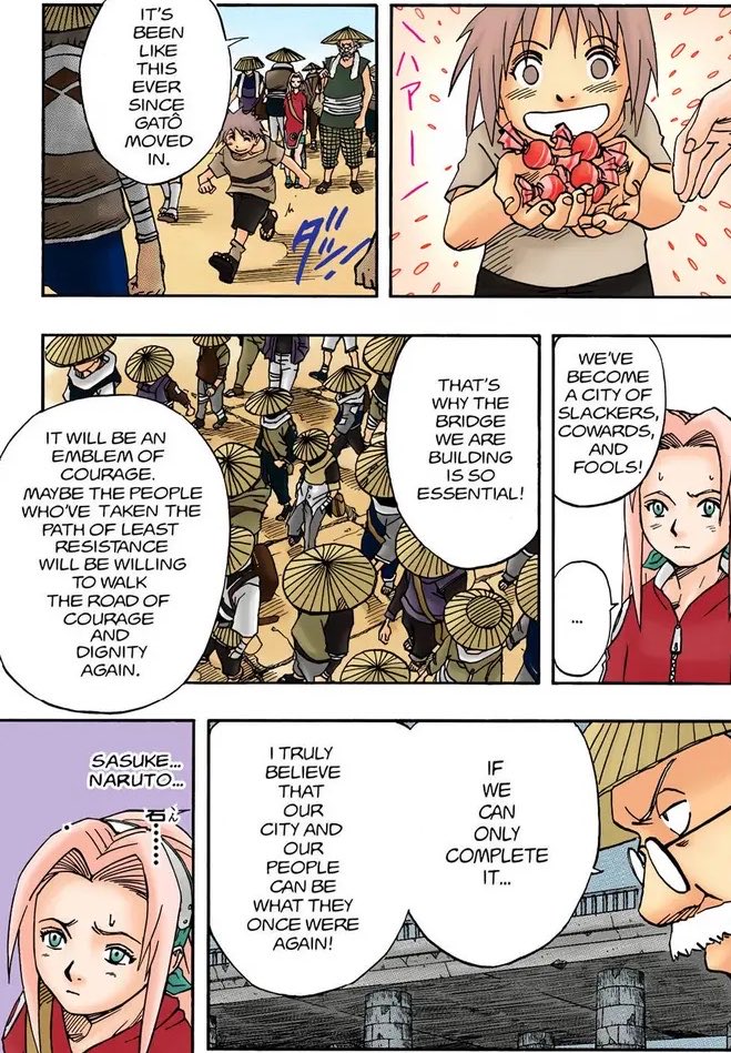 yurisasusaku's tweet photo. Sakura getting hit with the reality check that some kids don’t eat because they can’t afford to not because they don’t want to https://t.co/7e2k8LugPw