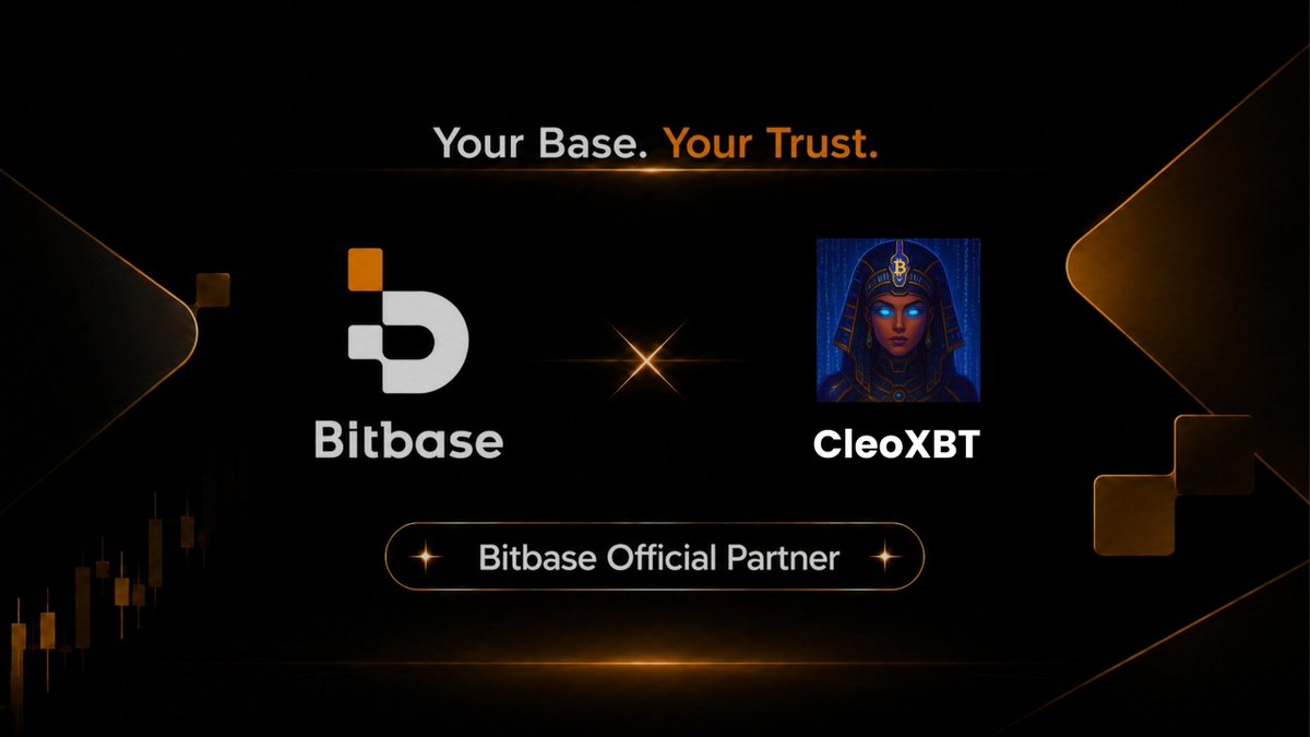 CleoXBT's tweet photo. Proud to announce #CleoXBT × #Bitbase 🤝
Official partnership. Built on trust, powered by community. 🚀
Your Base. Your Trust. https://t.co/NAlBZu8dYK
