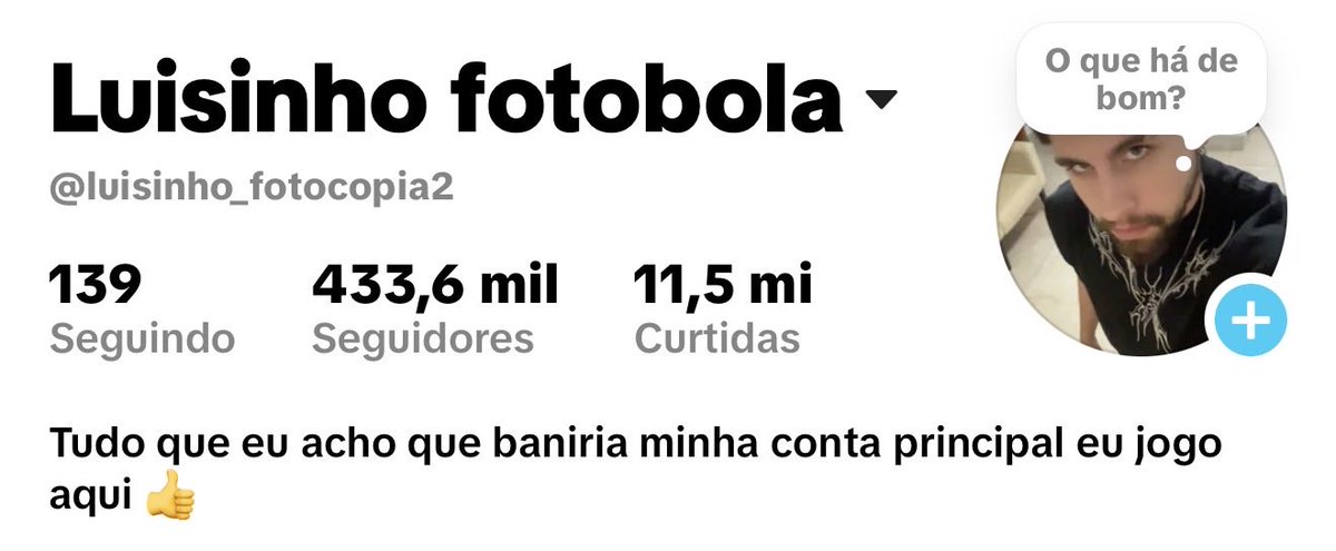 luisinhofotocop's tweet photo. Cara isso é inacreditável, simplesmente tão me banindo por exercer minha liberdade de expressão… se vcs gostam de mim por favor sigam minha conta nova e meu Instagram https://t.co/JPucNrKXwq