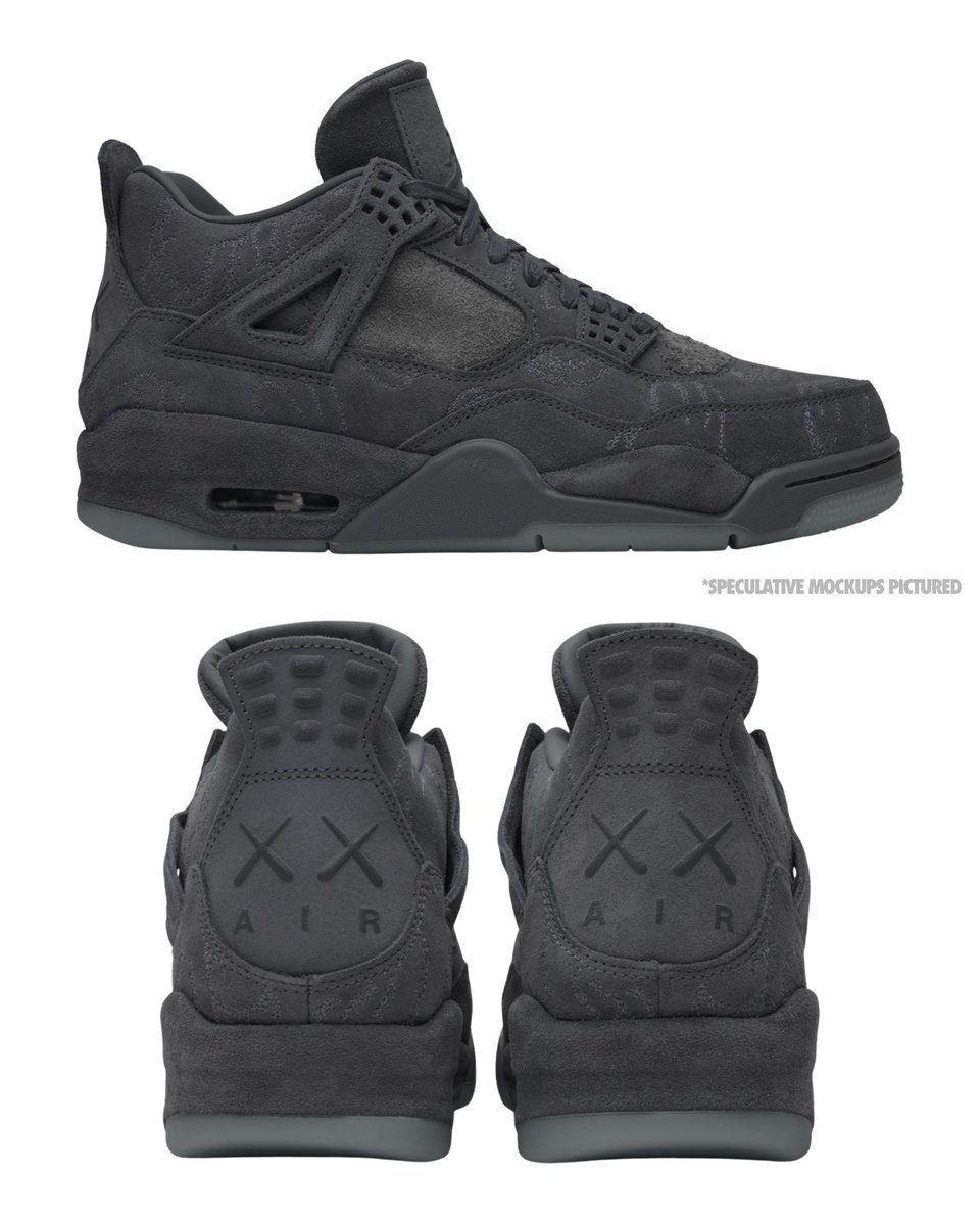 zSneakerHeadz's tweet photo. BREAKING: KAWS x Air Jordan 4 SP “Dark Grey” is currently expected to release Summer 2027! 😳🔥

Via @sneakermarketro @brandon1an https://t.co/xYe1VZcCxi