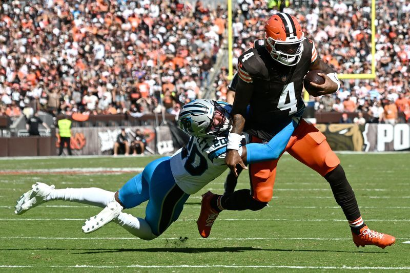 SleeperBrowns's tweet photo. QB Rushing Yard Leaders through Week 4:

1. Lamar Jackson (144)
2. Drake Maye (136)
3. Deshaun Watson (127)
4. Brock Purdy (122)
5. Josh Allen (118)

#DawgPound https://t.co/tAxjS6TzSl