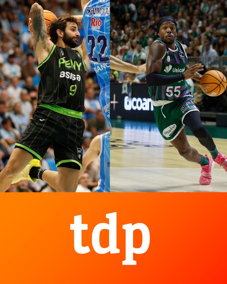 teledeporte's tweet photo. 🏀📺 Este año la @BasketballCL se ve en Teledeporte y @rtveplay 𝘿𝙀𝙎𝘿𝙀  𝙔𝘼

Esta semana:
@Penya1930  - @BHerzliya
@BCJuventus - @unicajaCB 

Desde la próxima, todos los partidos con equipos españoles en esta fase.
Te los contarán @mariojuel+@elcebri+@Outconsumer 

Detalles y horarios, en el link:
https://t.co/8CaLMs1hWj