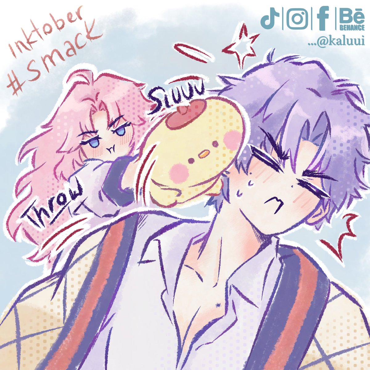 KaluuiOfficial's tweet photo. I just throw birb 😵‍💫 
Poor Rafayel 
#inktober #inktober2026 #funny #couple #yumeship
#rafayel #loveanddeepspace 

Come check out my Instagram profile! 💜
https://t.co/6Uz3TTCJxR https://t.co/5dqWtbeoIa