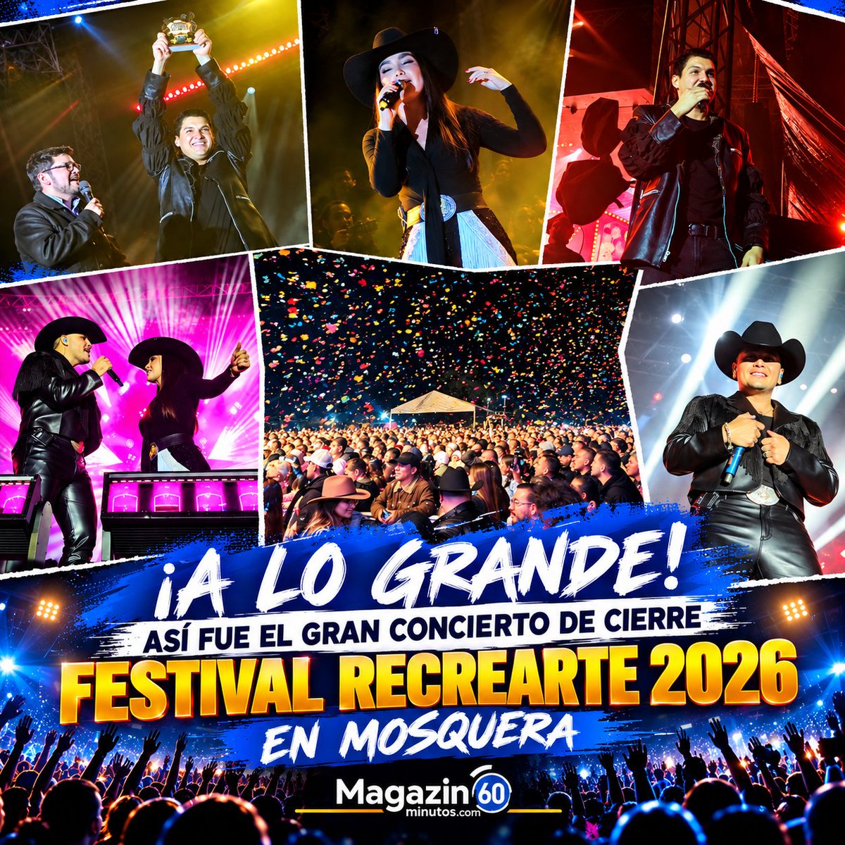 FunemeTito's tweet photo. ¡A LO GRANDE! ASÍ FUE El GRAN CONCIERTO DE CIERRE  FESTIVAL RECREARTE 2026 EN MOSQUERA. https://t.co/0MUTXv16jq