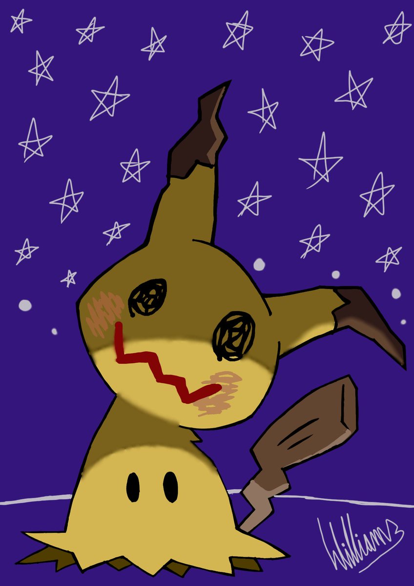 williams_c2515's tweet photo. Día 5 "Pokemon" y yo elijo a #mimikyu aunque no es tanto mi favorito, si que es el Pokemon con el diseño más interesante para mi.
¿Y cual es su Pokemon favorito? #Pokemonart #anime https://t.co/O2Hf8Lb2KX
