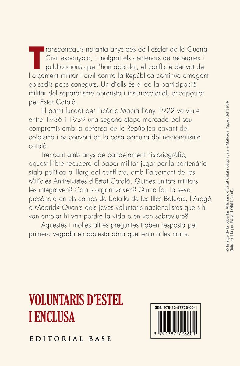 Ferran_Dalmau's tweet photo. Voluntaris d’estel i enclusa https://t.co/XSDeirx78T via @EditorialBase https://t.co/J8Q1tQPODc
