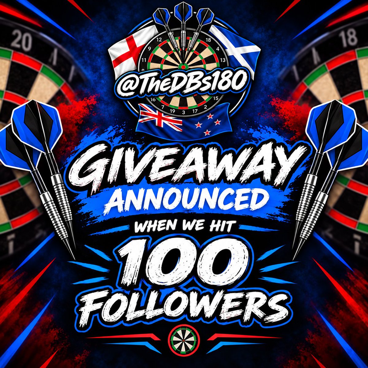 TheDBs180's tweet photo. 🚨 Giveaway coming at 💯 followers!! 🚨

Retweet &amp; help spread the word 🎯👍🏻

The DB's 💙🫱🏻‍🫲🏼 https://t.co/bbOolVhVn0