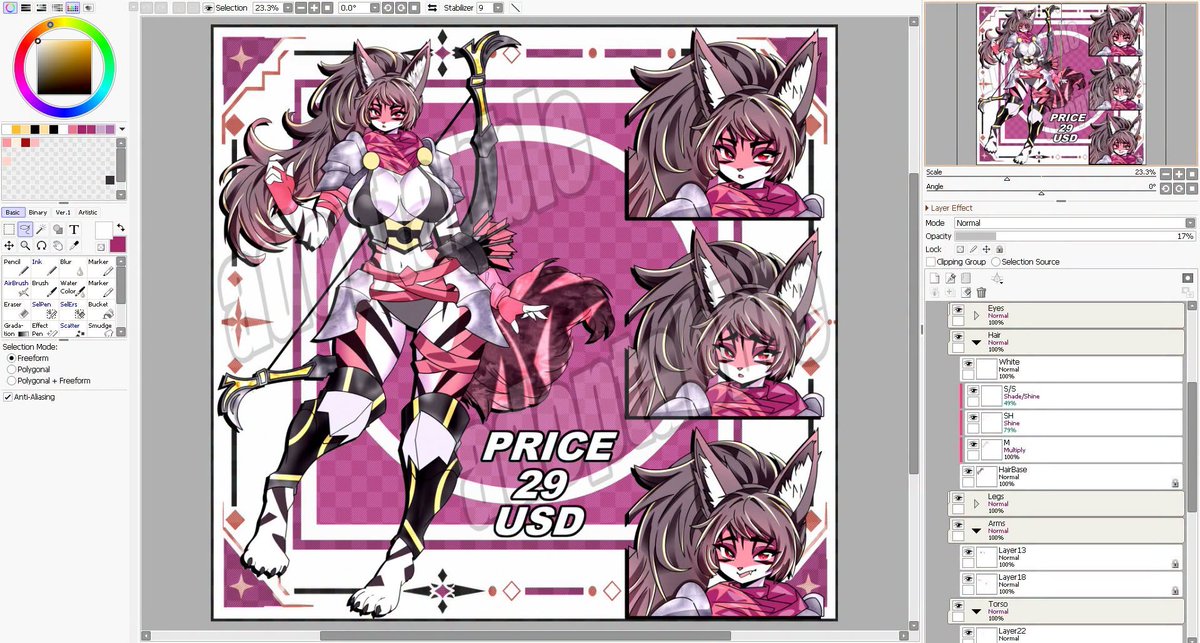 cvigotun's tweet photo. FELINE ADOPTABLE — AVAILABLE NOW!
She’s looking for a new home!
Includes:
• Full-color characte
• 3 expression icons
• High-quality files
$29 USD — PayPal
https://t.co/Z1glI1aZ4S
#creatorsearchinsight #FurryAnime #FurryOC #FelineOC #Arknights  #FurryArt #FurryArtist #sfw https://t.co/n2ZLmJUN53