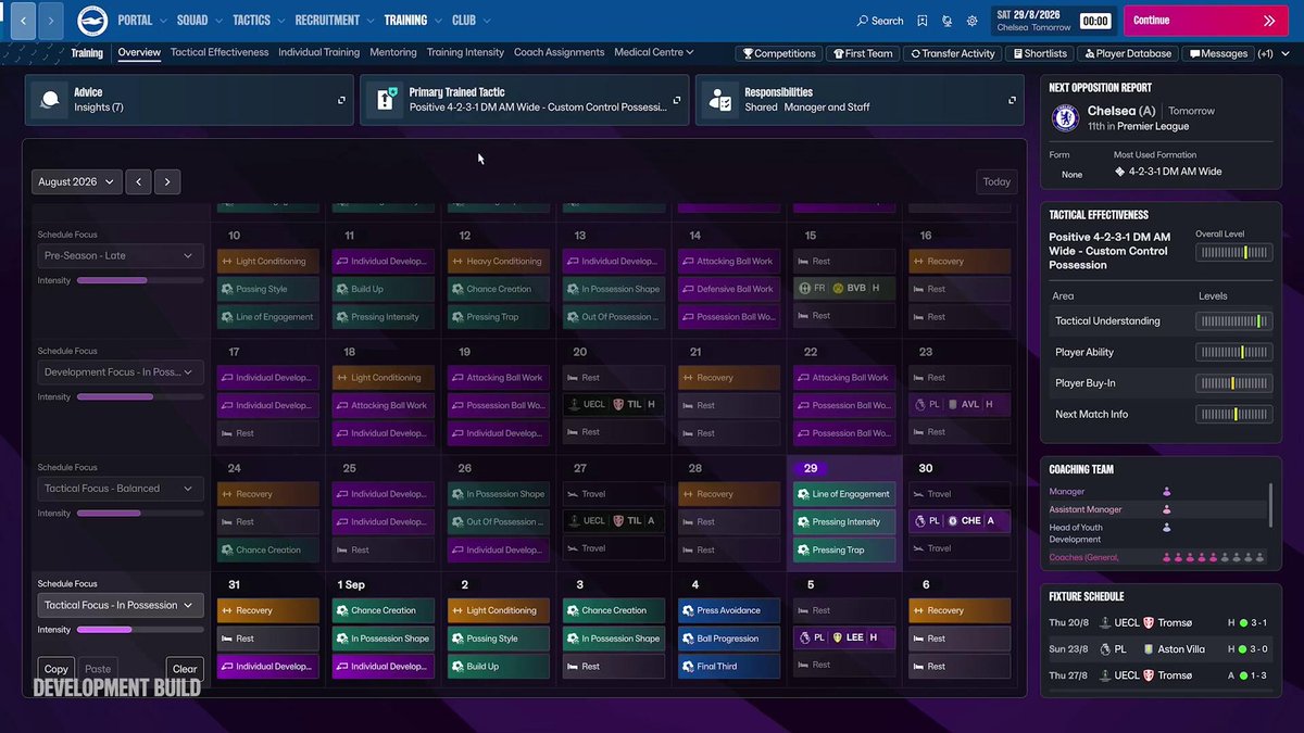 nocontextfm1's tweet photo. All the confirmed main changes and features for FM27 so far:

- Completely redesigned UI with fewer clicks and more customisation
- Heat maps, action zones, pass maps, cup draws and Transfer Deadline Day are back
- More immersive saves with improved news, Competitions Hub and Continue Flow
- Improved stadiums, crowds, weather, lighting and player models
- Player movement overhauled using real-life Hawk-Eye data
- Tactical Tweaks let you make changes directly from the touchline
- Transfer AI overhauled - young players value game time more and clubs prioritise experience and leadership

WE'RE SO BACK!
