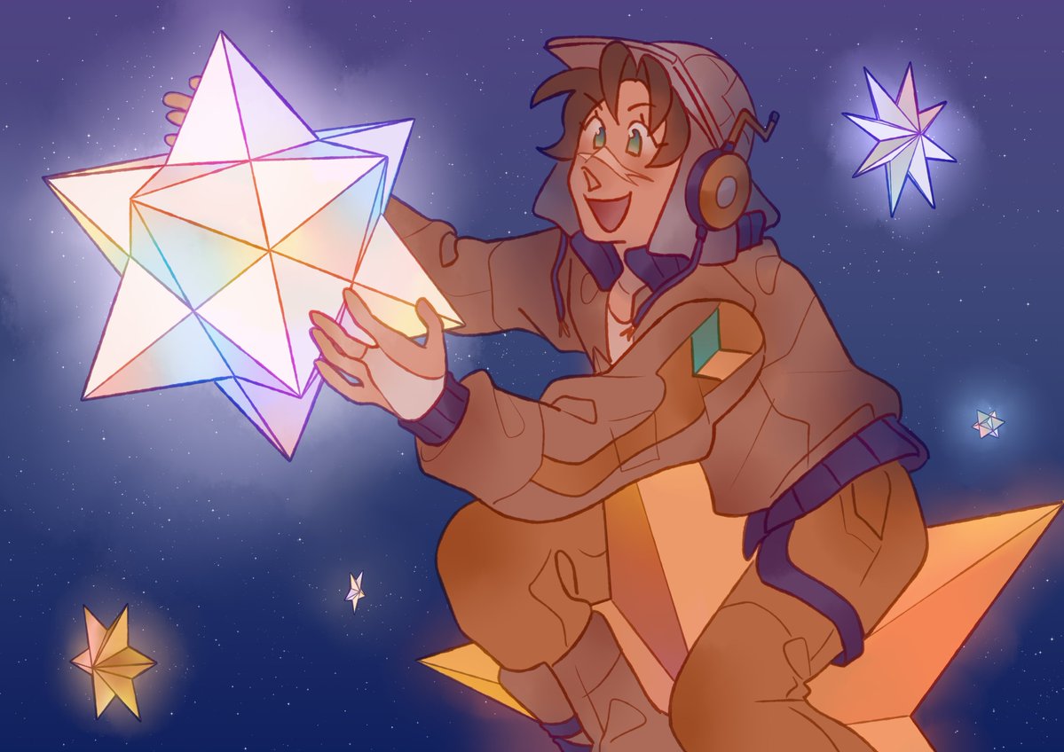 llirisdemar's tweet photo. to hang the stars in the night sky 🌟
#goodtimeswithscarfanart https://t.co/bUrJliJzc0
