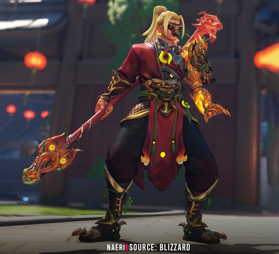 OverwatchNaeri's tweet photo. New #Overwatch Wuyang Mythic Dragon Shaoxia Skin 🐉

The heavens have issued a challenge, and Mythic Dragon Shaoxia Overwatch Season 5 Wuyang intends to answer 🌊 https://t.co/0xrbtdUCzt