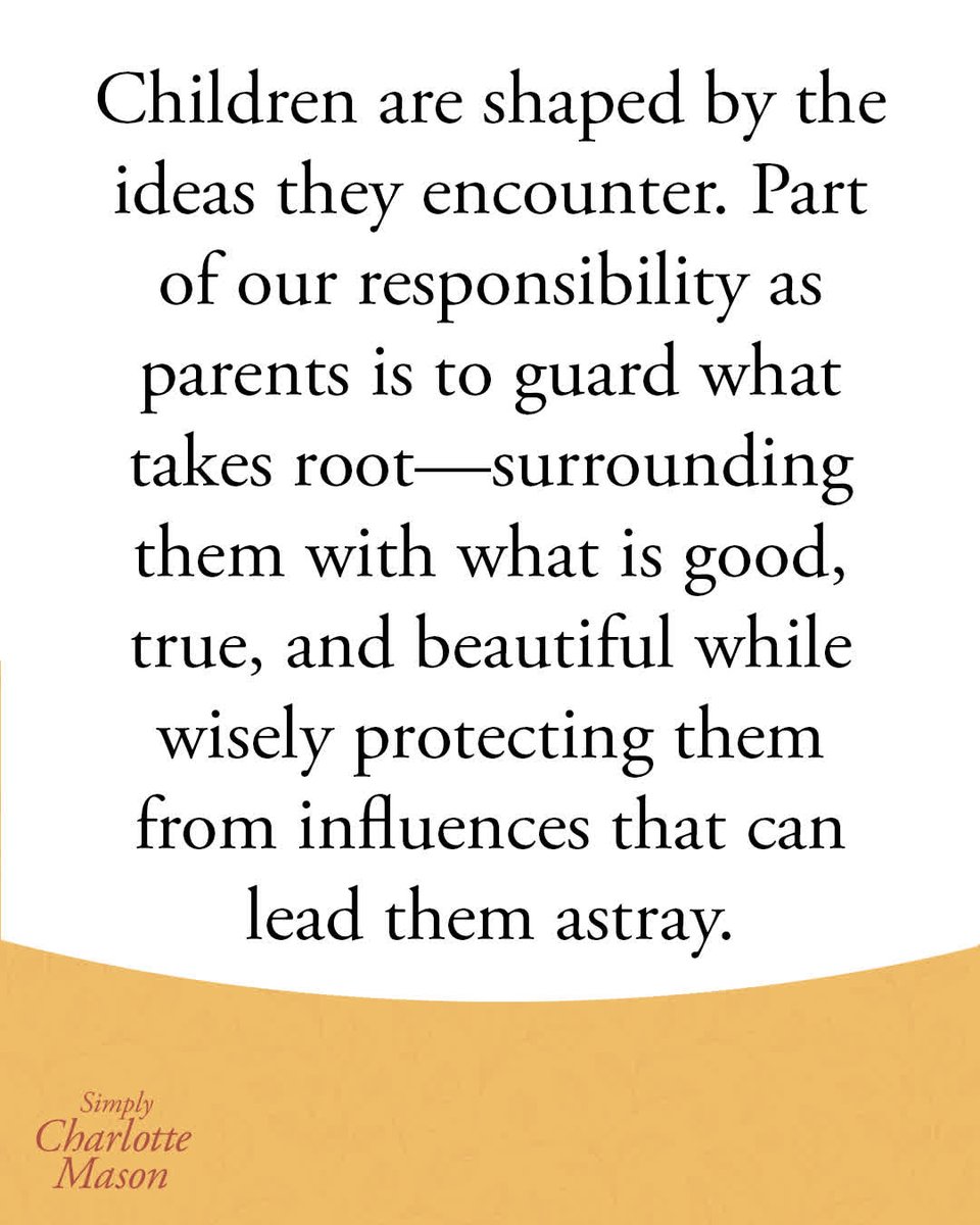 SimplyCM's tweet photo. Children are shaped by the ideas they encounter. Part of our responsibility as parents is to guard what takes root—surrounding them with what is good, true, and beautiful while wisely protecting them from influences that can lead them astray. 🌿✨ https://t.co/H9Pd6JL9WU