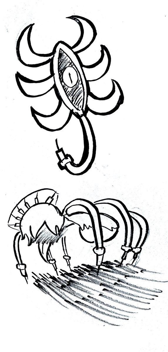 SapphireFlash15's tweet photo. Some Monster Designs based off of Layna's Vtuber Design. Let me know if ya'll have any favorites!

And Layna I hope your doing well — I don't mind waiting for the stream.
#LaynaLazArt #Sketch #Monster #HorrorArt https://t.co/rr5rIX69e6