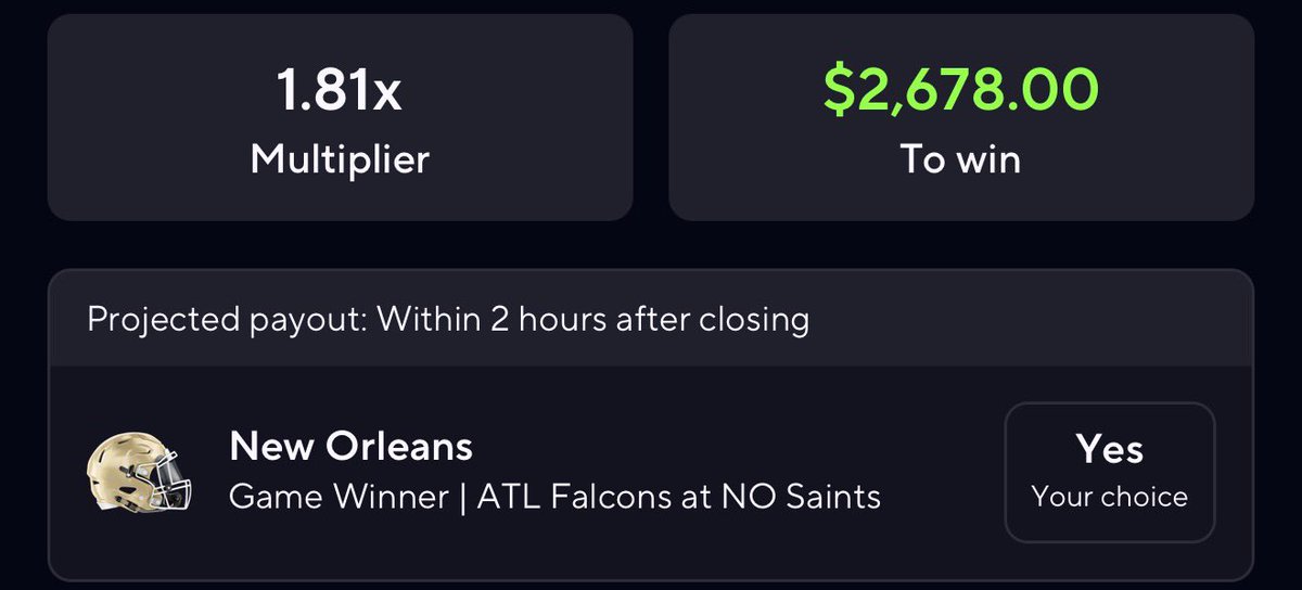 BookitWithTrent's tweet photo. MNF MORTAL MEGA MAX:

SAINTS ML (-120) 3u 🐳💣☢️

FALCONS ARE FAKE SHARP.

(Record: 4-8) https://t.co/SdZ6LBtemd