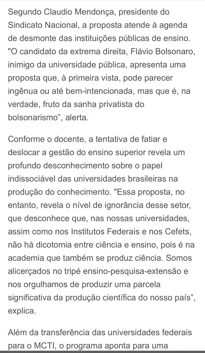 vip_caratt's tweet photo. @SamMedeiros1921 @Matheus9431692 Quando ele tira as universidades do MEC e coloca no MCTI, não precisa obrigatoriamente computar o mínimo de 18% destinado às universidades públicas, já que o MCTI não possui esse mínimo. Ele claramente não vai falar sobre isso até porque tem gente que nem sabia disso https://t.co/FHrDyTOAXh