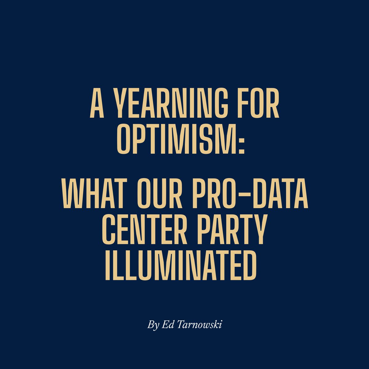 ComputeOptimist's tweet photo. In throwing this party, our message was simple: You’re allowed to be excited and optimistic about the remarkable things happening in American tech right now

Read our latest by @edtarnowski
