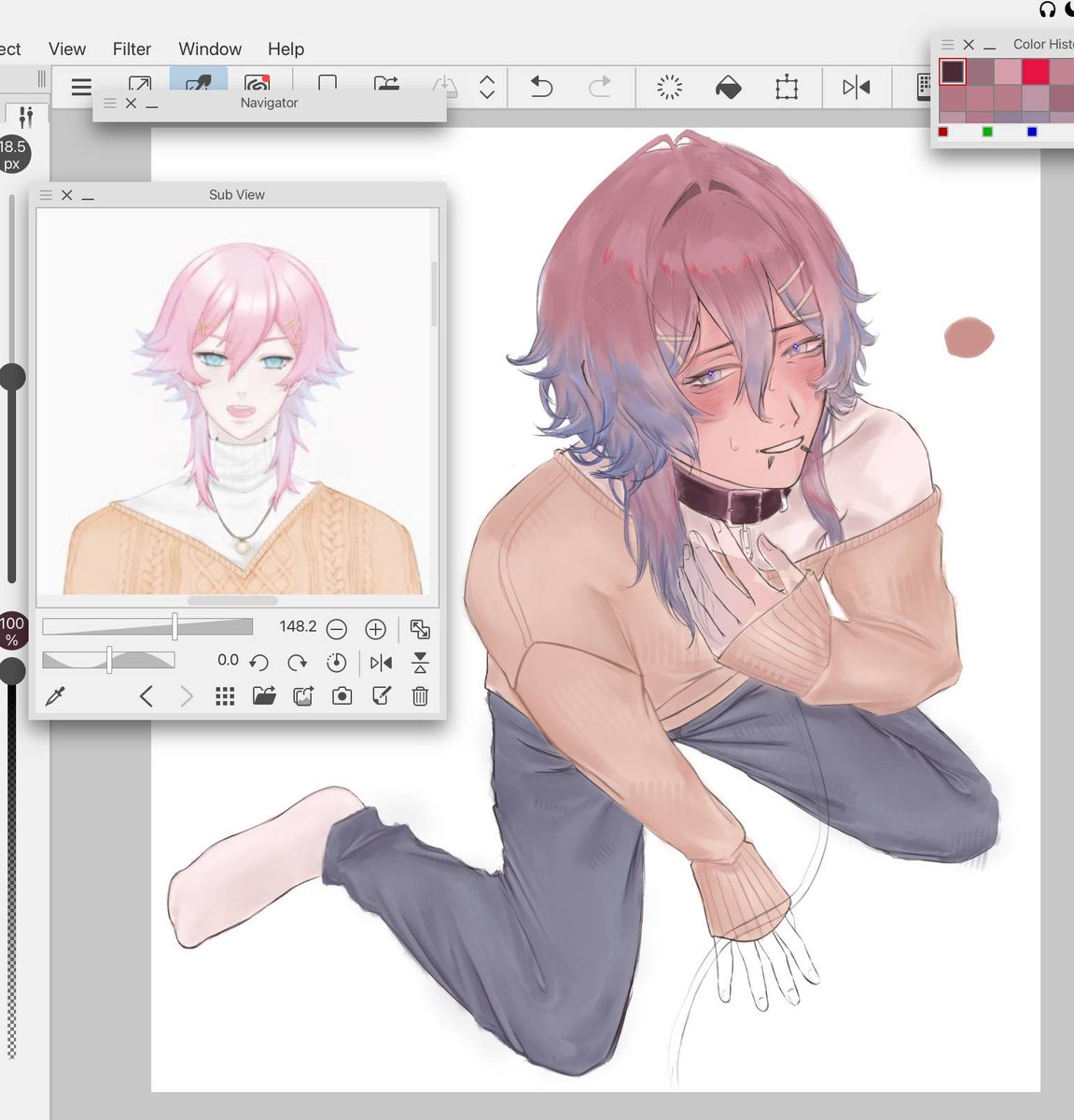 Hitode_chi's tweet photo. wip 
#14dwy https://t.co/qsl08KHwkz