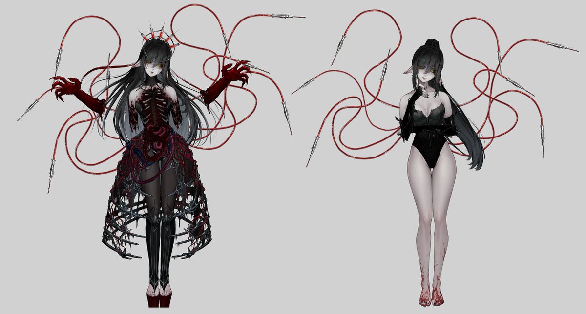SapphireFlash15's tweet photo. Some Monster Designs based off of Layna's Vtuber Design. Let me know if ya'll have any favorites!

And Layna I hope your doing well — I don't mind waiting for the stream.
#LaynaLazArt #Sketch #Monster #HorrorArt https://t.co/rr5rIX69e6