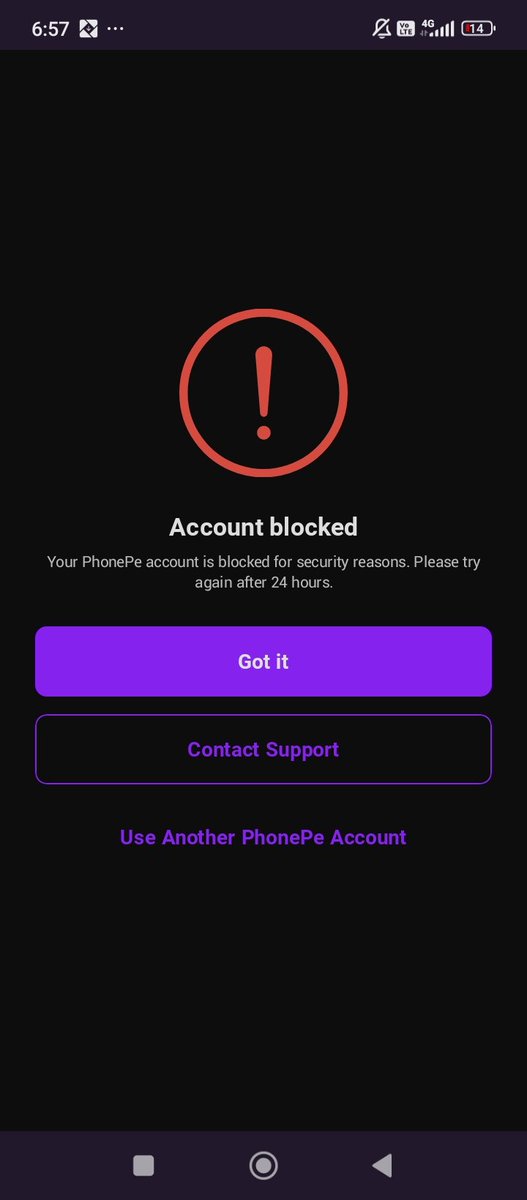 shiwangiver's tweet photo. @PhonePeSupport @PremDule @PhonePeSupport  please unblock my phone pay account ...my money stuck in my upi lite..its shows 24 hours but i m waiting 4 days ago but doesnot unblock https://t.co/GZgH76SN48