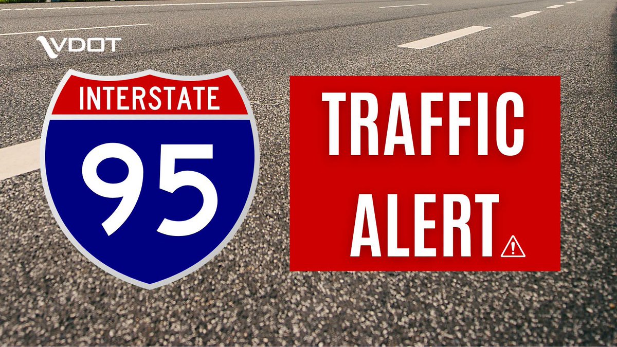 VaDOTFRED's tweet photo. I-95 NORTHBOUND: All lanes blocked with crash at mile marker 102 in Caroline County, that's just before exit 104/Route 207/Carmel Church. 

Check https://t.co/yvd3wqcLno for updates. https://t.co/oCxlB1861q