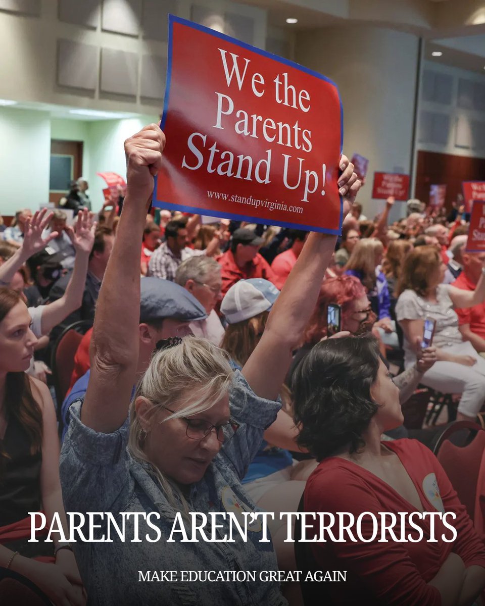 usedgov's tweet photo. Parents belong at the table – not on a watchlist. https://t.co/vBF8Z4K7Py