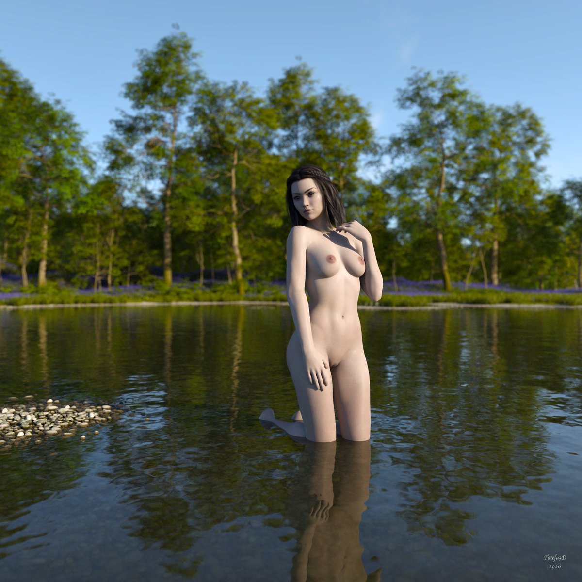 Tatefa3D's tweet photo. Allabelle - Day at the River
#daz #dazstudio #3D #3Dart #daz3d #iray #model #nudemodel #nude #nudity #topless #glamour #nature #natural #artisticnudes #exoticart #eroticart #fantasyart #nudist #nudism #naked #NoAI https://t.co/F1TziBaicX