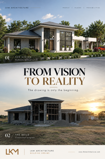 lkmarchitecture's tweet photo. FROM VISION TO REALITY.
The drawing is only the beginning.
A vision becomes architecture through design, documentation, coordination and construction.
VISION → DESIGN → BUILD → REALITY
LKM Architecture — BUILDING DREAMS.
#LKMArchitecture #ArchitectureKenya https://t.co/lWqGQO3ikp