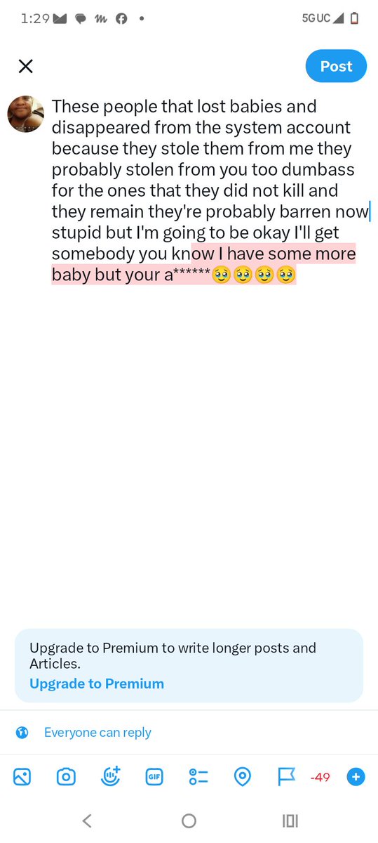 IBOSSLW's tweet photo. These people that lost babies and disappeared from the system account because they stole them from me they probably stolen from you too dumbass for the ones that they did not kill and they remain they're probably barren now stupid but I'm going to be okay I'll get somebody you k https://t.co/VPFXpPIBz2