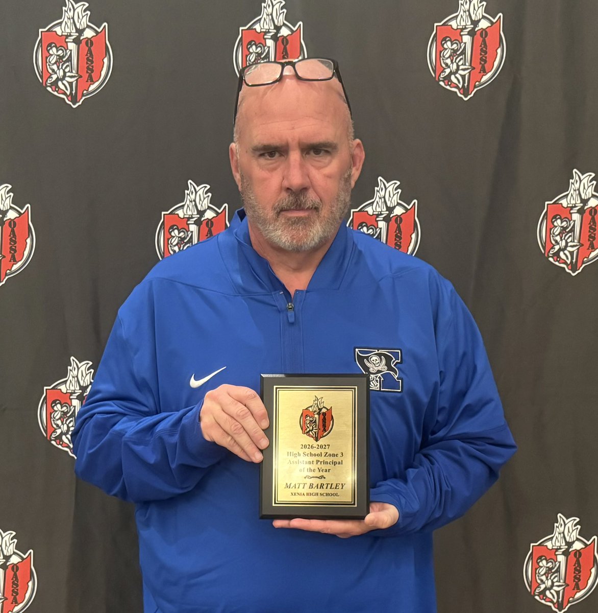 coach_bartley's tweet photo. Blessed to receive my OASSA Zone 3 Assistant Principal of the Year award today at the OASSA Conference In Columbus. This is a real honor especially when the admin team I work with is the best and part of the reason I received this honor. It’s part of all of our work! #OASSAFall26 https://t.co/YGR5AbFMHe