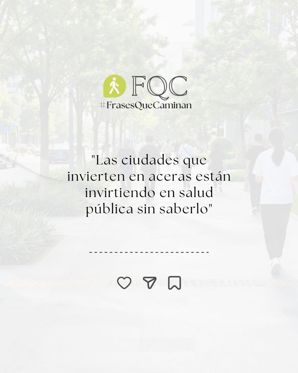 CiudadesCaminan's tweet photo. Las aceras no son el espacio que sobra después de trazar la calzada. Primero deberían estar las personas, sus itinerarios accesibles, el arbolado y el mobiliario urbano. Después, el espacio para la circulación rodada. Diseñar una ciudad caminable empieza por cambiar ese orden. 👣 https://t.co/CSw7V2nkXU