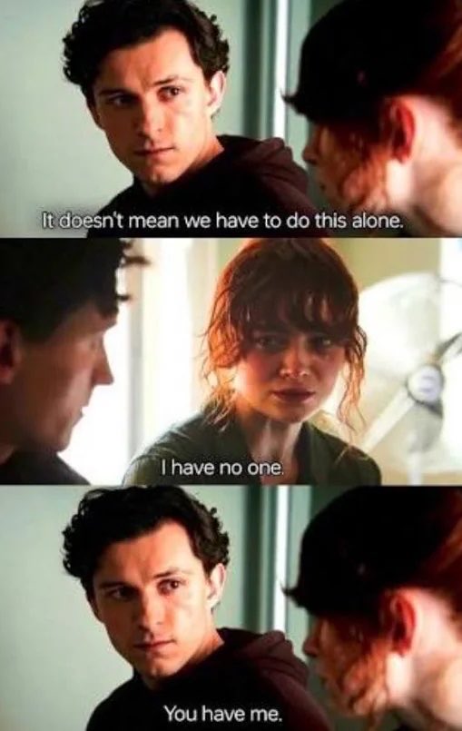 yurisasusaku's tweet photo. Remembering Destin Daniel Cretton is behind this Peter Parker / Jean Grey dynamic makes me really excited for Naruto / Sakura actually. https://t.co/eqWY69Dow6