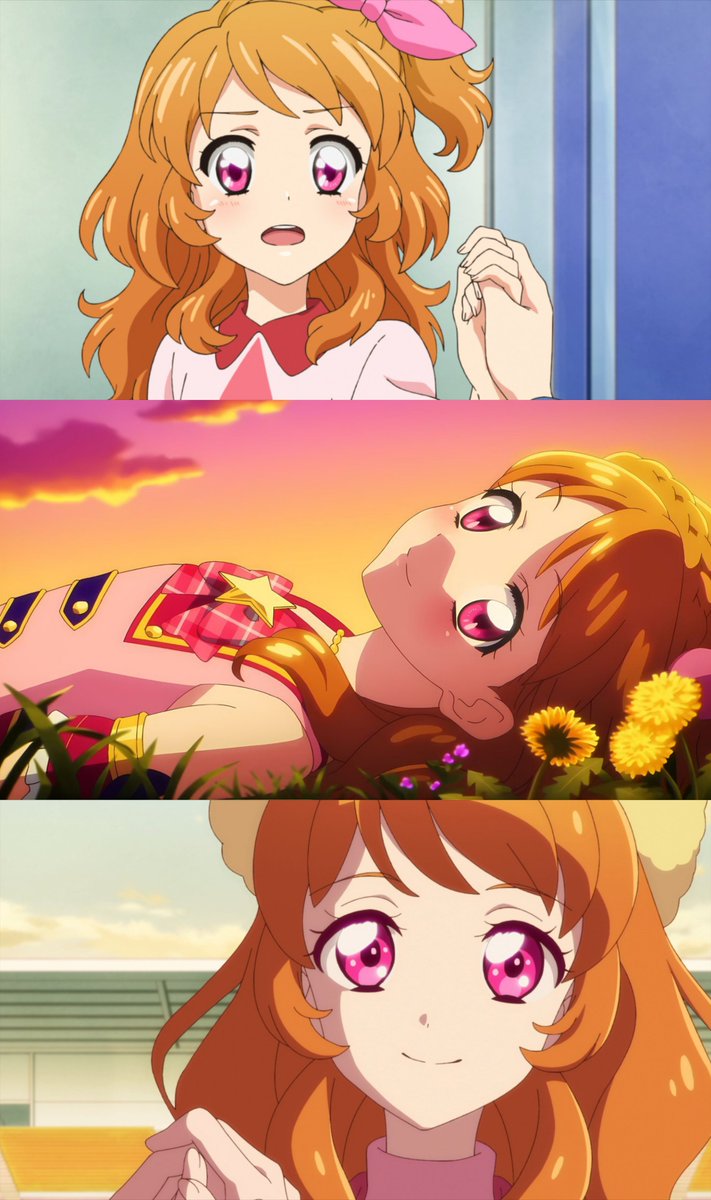 Emaaiss's tweet photo. Chara paling sering di hate di sepanjang Aikatsu🥲She's just a girl who's trying her best guys!

Akari ini karakter yang ngga berbakat dari awal, jadi sepanjang series dikasih liat perjuangan dia dari nol. Dia hard worker parah😔👊 https://t.co/mnoorkzFFR
