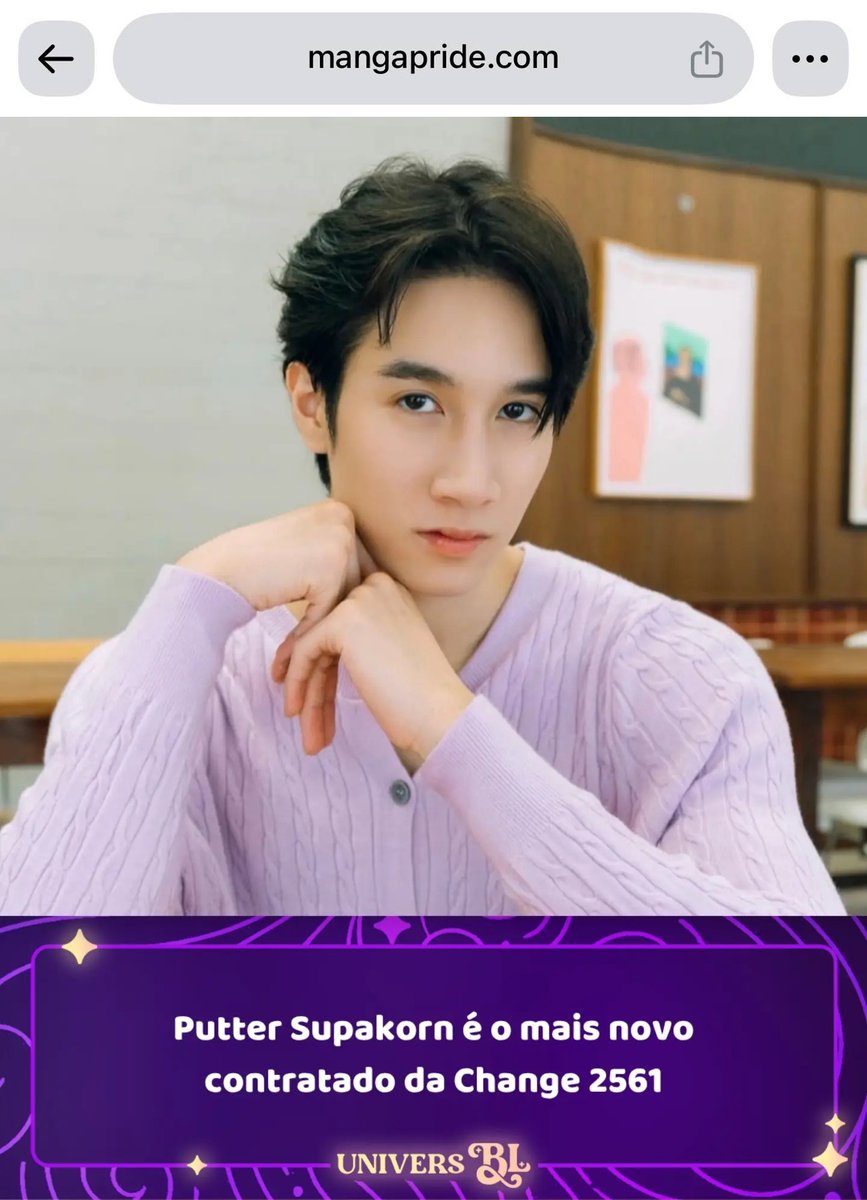 universblexbd's tweet photo. ✨ NOVO NOME CHEGANDO AO TIME DA CHANGE2561!

O ator Putter Supakorn foi apresentado como um dos novos artistas ligados à agência e já começou a participar de atividades oficiais ao lado de outros talentos da empresa.… https://t.co/59GsVq1sMx