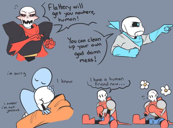 arceal_doodles's tweet photo. a couple of fanarts of x reader fics. can you guess which ones 😌 #undertale #sans #papyrus https://t.co/kN0Un75oAz