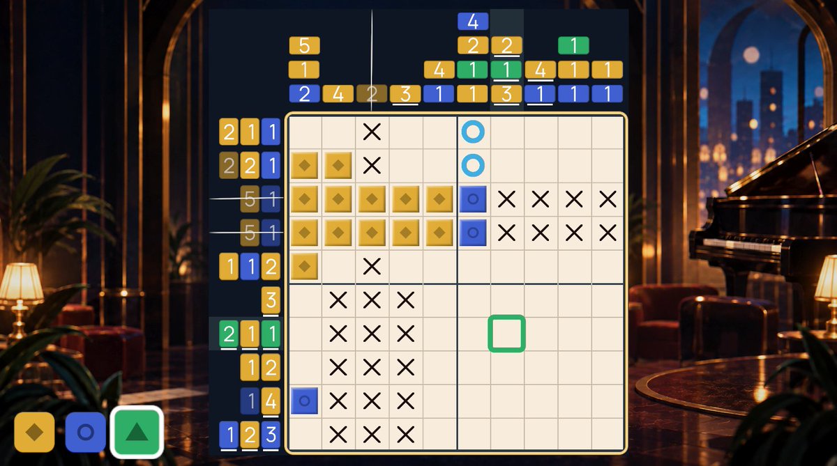 Johell1NS's tweet photo. [Devlog] Nonogram Duel – new modes WIP: Nonogram Color (2-5 colors) + Color F (Mega numbers across 2 rows/columns).

Nonogram Duel is coming soon to Steam! Add it to your wishlist: https://t.co/qHElo4ldoX https://t.co/lWDgBcKdAO