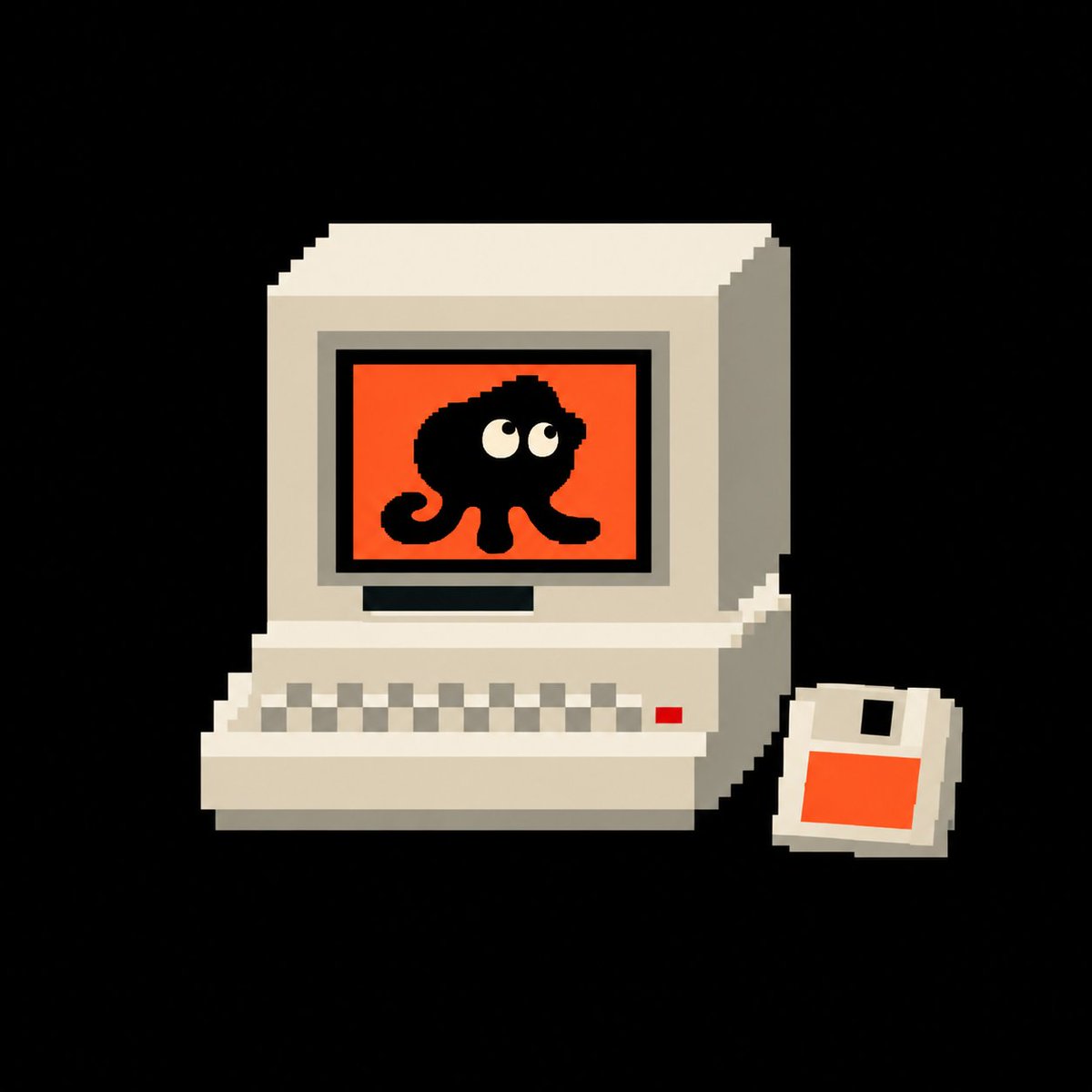 CLAUSOTC's tweet photo. A strange little resident just took over the OTC terminal.

Meet CLAUS OTC - a black blob, an orange screen, and a beige machine with a mind of its own.

The desk belongs to Claus now.

$CLAUSOTC https://t.co/s9CLhGP0b9