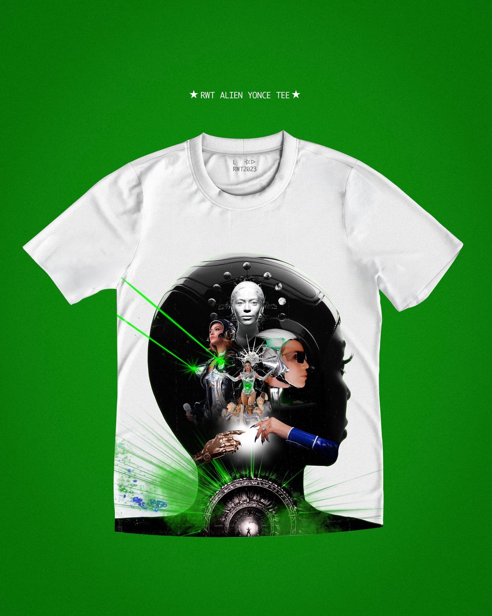 ALOYIINCE's tweet photo. ★ RWT ALIEN YONCÉ TEE ★
made by @aloyince
WARNING : These concept is just for entertainment and not available for sale. Do not use my concept without my permission!
@beyonce @parkwood
#ACTI #RENAISSANCE #ALIEN #AlienSuperstar #beyonce https://t.co/REL9uqpxEO