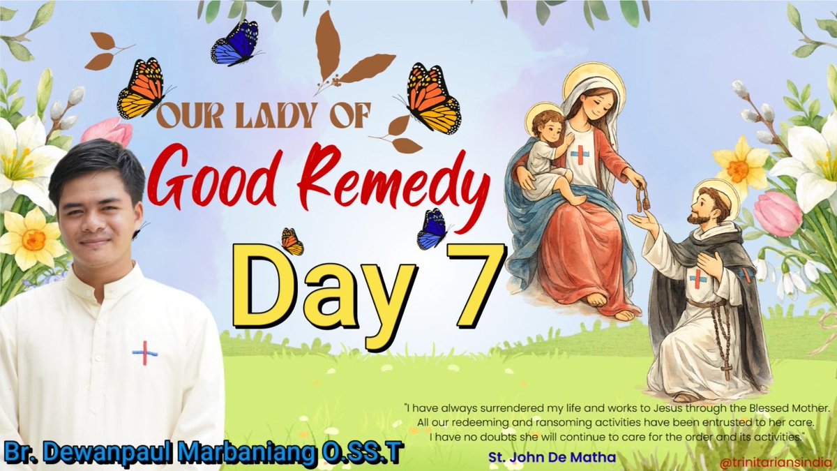binojputhen's tweet photo. Day 07 - The Reflections on Our Lady of Good Remedy - Br. Dewanpaul Marbaniang https://t.co/6t9GgMWXDl.T.
https://t.co/WZqOA6xjim https://t.co/o2Ybg6DyC4