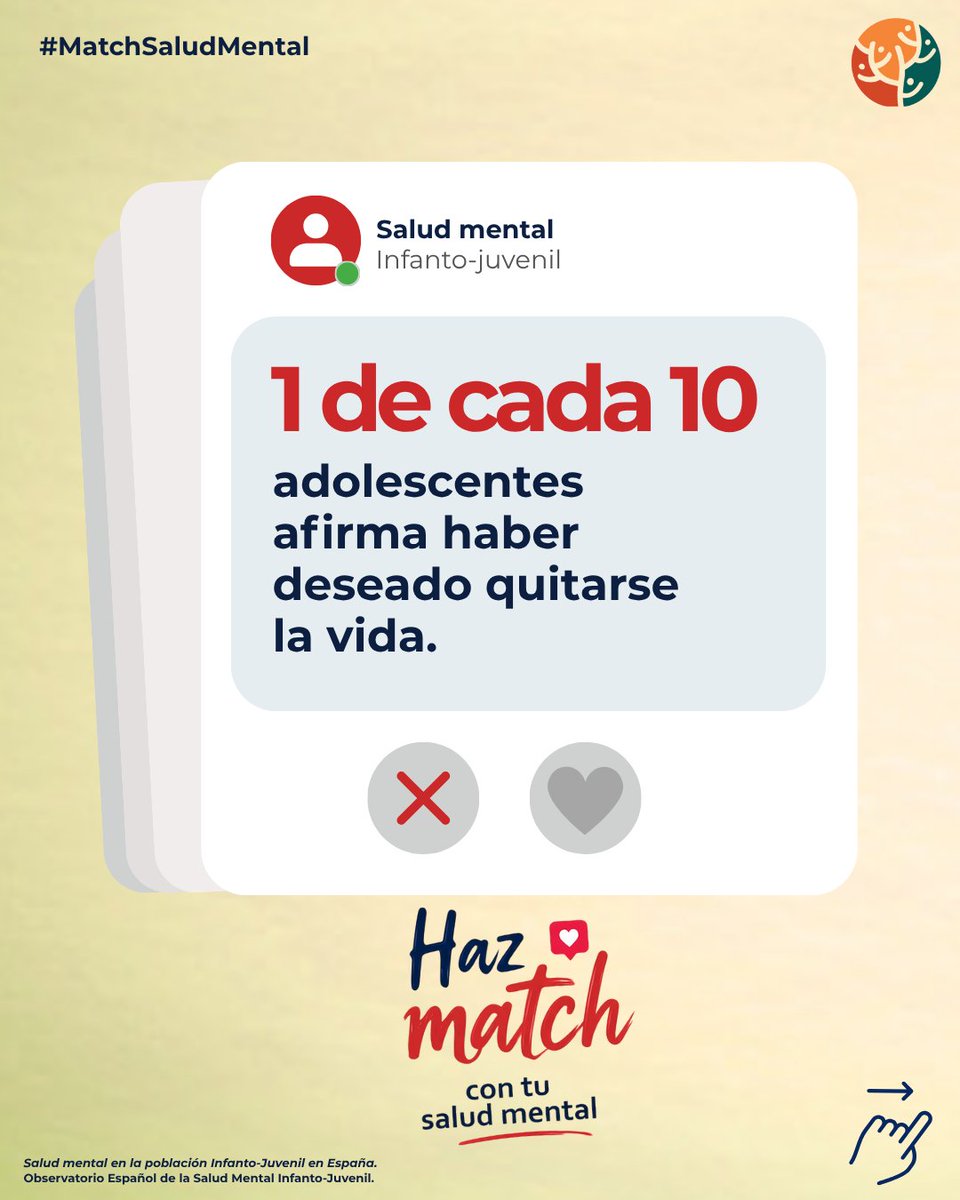 consaludmental's tweet photo. 🔴Según los datos de @es_INE durante 2024, fallecieron por #suicidio 332 personas de entre 15-29 años (230 hombres y 102 mujeres). 12 menores de 15 años (6 niños y 6 niñas).

🧐1 de cada 10 adolescentes han pensado quitarse la vida #DíaMundialdelaSaludMental #HazMatchSaludMental https://t.co/3fIpwdeH37