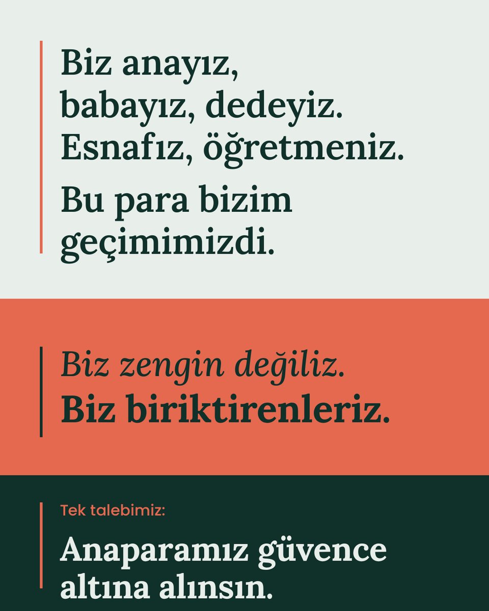BeyaztYSeyhan's tweet photo. Biz kirayı, okul taksitini, ilacı geçen mi bu birikimden karşılıyorduk. #AnaParaHakkımızdır #FonMagdurlarınıDuyun https://t.co/PlAJ9JMa5R