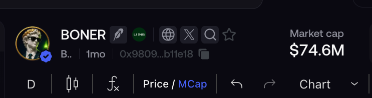 roccodegen's tweet photo. i gave you $BONER at a $967K market cap

this shit finally woke up again and has been climbing these last few days...

if you bought when i first posted it youve already put some nice money in your pocket

funny how nobody cares when youre early!

then the chart starts moving and suddenly everyone wants in

pay attention before it gets obvious...